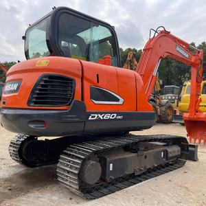 Excavadora Pequeña de 6 Toneladas de Segunda Mano, Doosan DX60, Excavadora Usada con Pocas Horas de Trabajo, Mejor Precio de Venta - Product Image 6