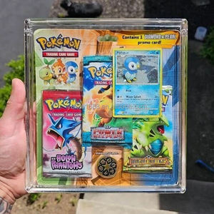 Lot de 3 blister modernes en acrylique transparent, magnétiques et anti-UV, de luxe, pour présentoir Pokémon TCG Elite Trainer - Product Image 1