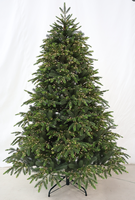 Vente en gros de sapin de Noël artificiel écologique de haute qualité PE + PVC pour lumières LED pour la décoration intérieure du centre commercial