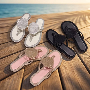 Mules en cuir pour femmes à bride à boucle, plates, imprimé léopard, bout ouvert, pour hiver, printemps, été, plage, décontractées, à enfiler - Product Image 6