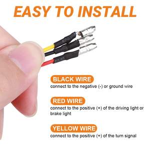 Luz Intermitente LED Universal de 12V, 12 Bombillas LED, Indicador de Giro para Motocicletas, Señal de Giro Fluida para Sistemas de Carrocería LED de 12V - Product Image 4