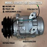 Compresseur Valeo TM31 100% Neuf et Authentique, Référence OE: Z0006737A, Corps 12V 2BG 156mm, Pompe de Refroidissement Premium pour Climatisation de Bus Haut de Gamme