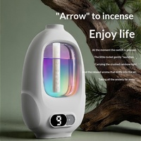 Diffuseur d'aromathérapie de type brumeux, distributeur automatique de parfum, modèle rechargeable, mural, usage domestique dédié, huiles essentielles