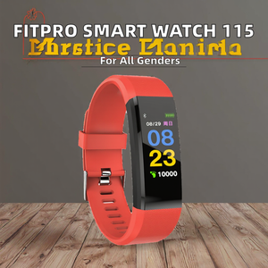 Fitpro สายนาฬิกาอัจฉริยะ115 PLUS, สายรัดข้อมือแอนดรอยด์ iOS TFT จอแสดงอัตราการเต้นของหัวใจวัดความดันโลหิตการนอนหลับ - Product Image 2