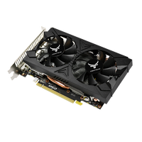 CENTAUR RX 580 kartu Video, kartu Video 8GB 2048SP dengan 256Bit PCI-E 3.0 8Pin Radeon GPU pipa panas Multi-Port DP GDDR5 pendingin kipas