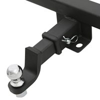 Barre de remorquage en acier Mitsubishi L200 Triton 2020+ pour camionnette 4x4, revêtement noir, capacité de charge maximale de 7800 lb