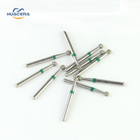Fraises orthodontiques de haute qualité BR-28C consommables de fraises diamantées dentaires avec mèches de routeur à pointe en carbure de sécurité avancée par Huacera