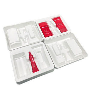 Khay giấy bã mía, bao bì sợi bã giấy ép khuôn, khay giấy bã giấy, khay bao bì dạng chèn - Product Image 6