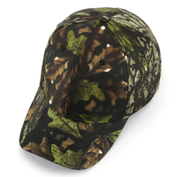 Gorra de béisbol de camuflaje unisex con patrón de camuflaje para caza al aire libre de nueva moda