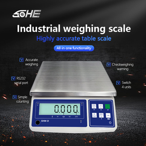 SOHE SHWD Piattaforme di Pesatura Industriali di Alta Precisione con Display LCD Personalizzabile, 3KG/6KG/15KG/30KG, Bestseller - Product Image 2