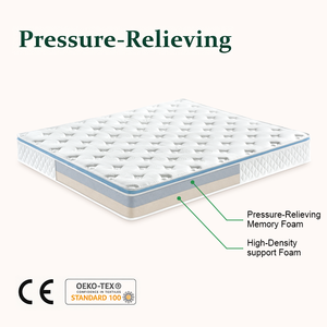 Matelas en mousse respirante, matelas compressé, matelas taille Queen et King pour meubles de chambre, matelas compressé orthopédique - Product Image 1