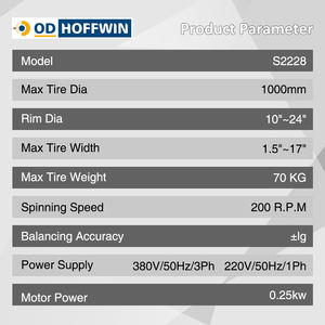 OD-HOFFWIN машина для балансировки колес - Product Image 6