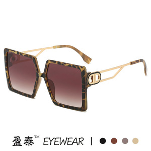 Yingtai Eyewear <b>Square</b> Frame <b>Sunglasses</b> UV400 Protection Unisex Fashion Design - Product Image 2