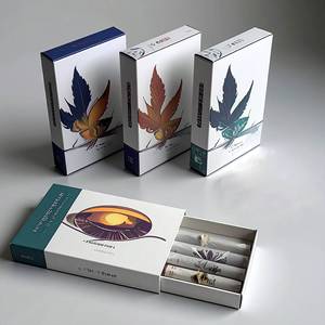 Archibald mới đến trượt Pull-Out bao bì có thể tái chế thuốc lá hộp carton tùy chỉnh con bằng chứng trước cuộn bao bì hộp - Product Image 1