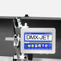 Machine de codage industrielle à jet d'encre, imprimante de date en ligne pour ligne de production avec matériaux flexibles/à base d'œuf, encre solvant haute vitesse