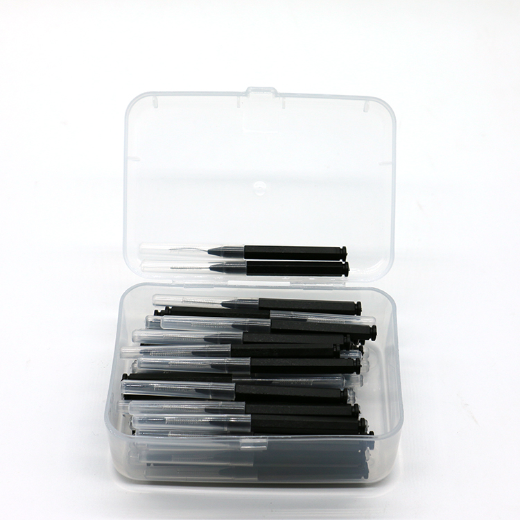 Orthodontic wholesale oem odm ce approved interdental brush black