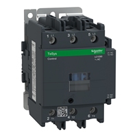 Contattore di controllo motore LC1D80F7, per carichi resistivi, 45 kW, bobina 110V AC, contatti 80 A, 1kV AC, 3 poli, 3 NO, serie TeSys D