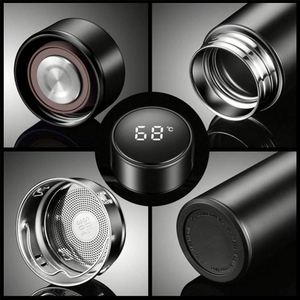Thermos isotherme en acier inoxydable de 500 ml avec affichage numérique de la température LED, bouteille d'eau intelligente - Product Image 2