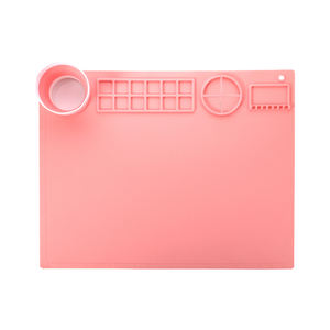 2024 mise à niveau enfants <span class=keywords><strong>dessin</strong></span> <span class=keywords><strong>bord</strong></span> surélevé épais peinture tapis Extra Large Silicone Art tapis Silicone artisanat tapis avec tasse - Product Image 1