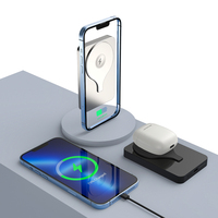 Paquete de batería de carga inalámbrica magnética de tendencia Banco de energía inalámbrico magnético 10000mAh Banco de energía inalámbrico ultra delgado