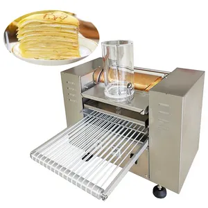 Macchina per fare la torta rotativa automatica a doppio strato di Crepe per Pancake automatica elettrica cinese per fare frittelle di Crepes