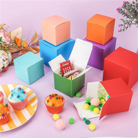 Cajas de Regalo Plegables Coloridas, Cajas de Cartón Pequeñas con Tapas para Guardar Jabones Artesanales, Pendientes, Anillos, Dulces y Regalos