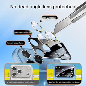 Custodia Magnetica Opaca Ultra Sottile di Lusso per <span class=keywords><strong>iPhone</strong></span> 17 13 <span class=keywords><strong>14</strong></span> 15 16 Pro Max <span class=keywords><strong>con</strong></span> Pellicola Protettiva per <span class=keywords><strong>Fotocamera</strong></span>, <span class=keywords><strong>Cover</strong></span> Rigida Antiurto - Product Image 6