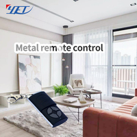 Télécommande sans fil YET2168 à 4 boutons, duplicateur pour code fixe et code roulant, télécommande de porte de garage RF