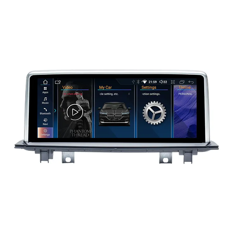 Xonrich 10.25 인치 스크린 Carplay 자동차 멀티미디어 시스템 BMW X1 F48 2016-2017 NBT 라디오 플레이어 안드로이드