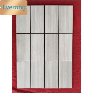 Nhà máy cung cấp <span class=keywords><strong>Walmart</strong></span> Trung Quốc grey gỗ hạt đá cẩm thạch gạch lát sàn 24x12 inch cho trang trí nội thất thiên nhiên Bạc grey đá cẩm thạch Giá - Product Image 1