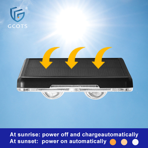 Lámpara Solar de Pared con Sensor de Movimiento, Resistente al Agua con Clasificación IP54, para Jardín, Valla, Pared, Alimentada por Energía Solar, de Fábrica GCOTS - Product Image 2