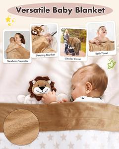 Newborn Essential Gender Reveal Gifts Basket with Blanket Cards Socks Wrist 2025 Promotional Newborn Baby Shower Gifts Wholesale - Product Image 4