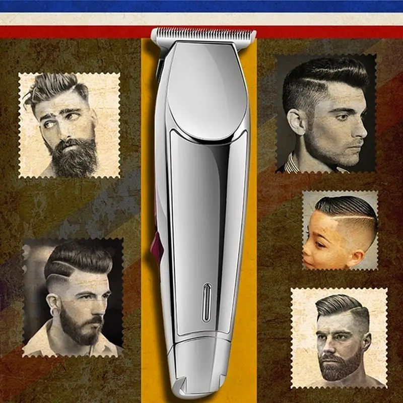 Kualitas Terbaik Profesional Gunting Rambut dan Rambut Cordless Trimmer dengan Logam Listrik Alat Cukur Pemangkas Rambut Electric Cutter