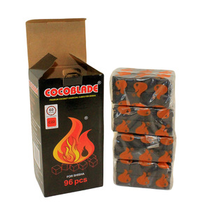 Arang Shisha Tempurung Kelapa Berkualitas Tinggi Merek OEM Buatan Mesin Buatan China Kandungan Abu 3,5% Nilai Kalori 7500 Tanpa Asap - Product Image 5