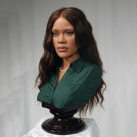 Décoration bijoux de mode réaliste Silicone taille réelle buste cire Mannequins pour l'affichage