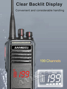 วิทยุสื่อสาร W380 ANYSECU 10W กำลังส่งสูง แบบอนาล็อก UHF 400~470MHz IP68 กันน้ำ พร้อมไฟสโตรบ วิทยุสื่อสารสองทาง รุ่น L838 - Product Image 2