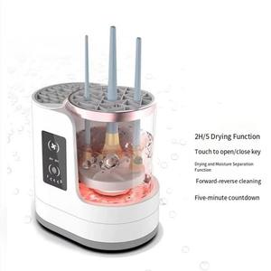 Machine de nettoyage électrique pour pinceaux de maquillage, machine à laver et à sécher programmable pour pinceaux de maquillage, cadeau pour femmes pour la Saint-Valentin - Product Image 3