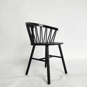 Wood Legs Cafe Chair Restaurant Esszimmer gebogener Holz stuhl für zu Hause