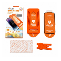 Protection d’écran en verre trempé MIETUBL Magic Box pour iPhone série 13–17 - dureté 9H, sans bulles, installation facile