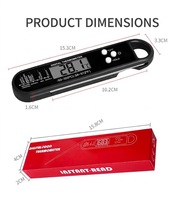 Termometer Dapur Portabel dengan Layar LCD untuk Memasak Daging, BBQ, Panggangan, Oven, dan Memanggang