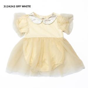 Cute 1-3 Years Old Infant Princess Floral <strong>Dress</strong> Plain Dyed <strong>Baby</strong> <strong>Dresses</strong> with Ruffle Decorations - Product Image 3