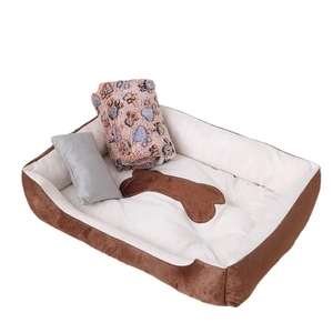 Lit pour animaux de compagnie super doux et chaud pour l'hiver, tapis portable pour chat et maison pour chiot, vente en gros de coussin pour chat et chien - Product Image 1