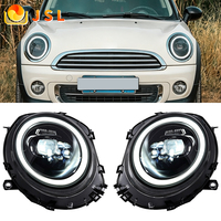 Phares avant pour Mini R56, ensemble de phares modifiés R56 avec guide de lumière LED, feux de jour et clignotants