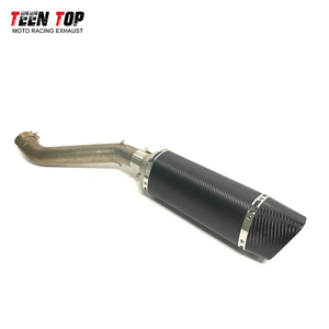 Teentop xe máy loa trượt trên ống xả <span class=keywords><strong>Muffler</strong></span> cho rsv4 1000/tuono V4 nhà máy sửa đổi Titan 60.5mm silencer 2021 + - Product Image 4