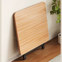 Table à manger pliable - Table ronde simple et conviviale à louer dans les maisons de location, table portable d'extérieur pour l'aménagement.