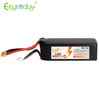 Batterie LiPo 22,2 V 6500 mAh à coque rigide 6S 50C Peak OEM ODM personnalisée avec connecteur d'équilibrage pour drone FPV