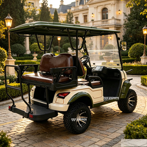 Voiturette de golf électrique professionnelle 4 places avec sièges de luxe pour clubs et complexes hôteliers – Voiturette de golf tendance pour parcours de golf - Product Image 1