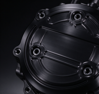 Boîtier d'embrayage en aluminium usiné CNC 5 axes sur mesure de précision, corps rotatif anodisé, couvercle de course pour moto, VTT, UTV