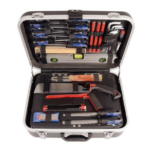 OEM 92 pièces, coffret universel en ABS et aluminium, comprenant des limes, des <span class=keywords><strong>ciseaux</strong></span>, des clés mixtes, des tournevis et un ensemble d'outils de menuiserie - Product Image 2