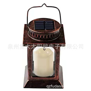 Lámpara Solar LED con Panel Solar para Jardín, Lámpara Decorativa Colgante para Exteriores - Product Image 2
